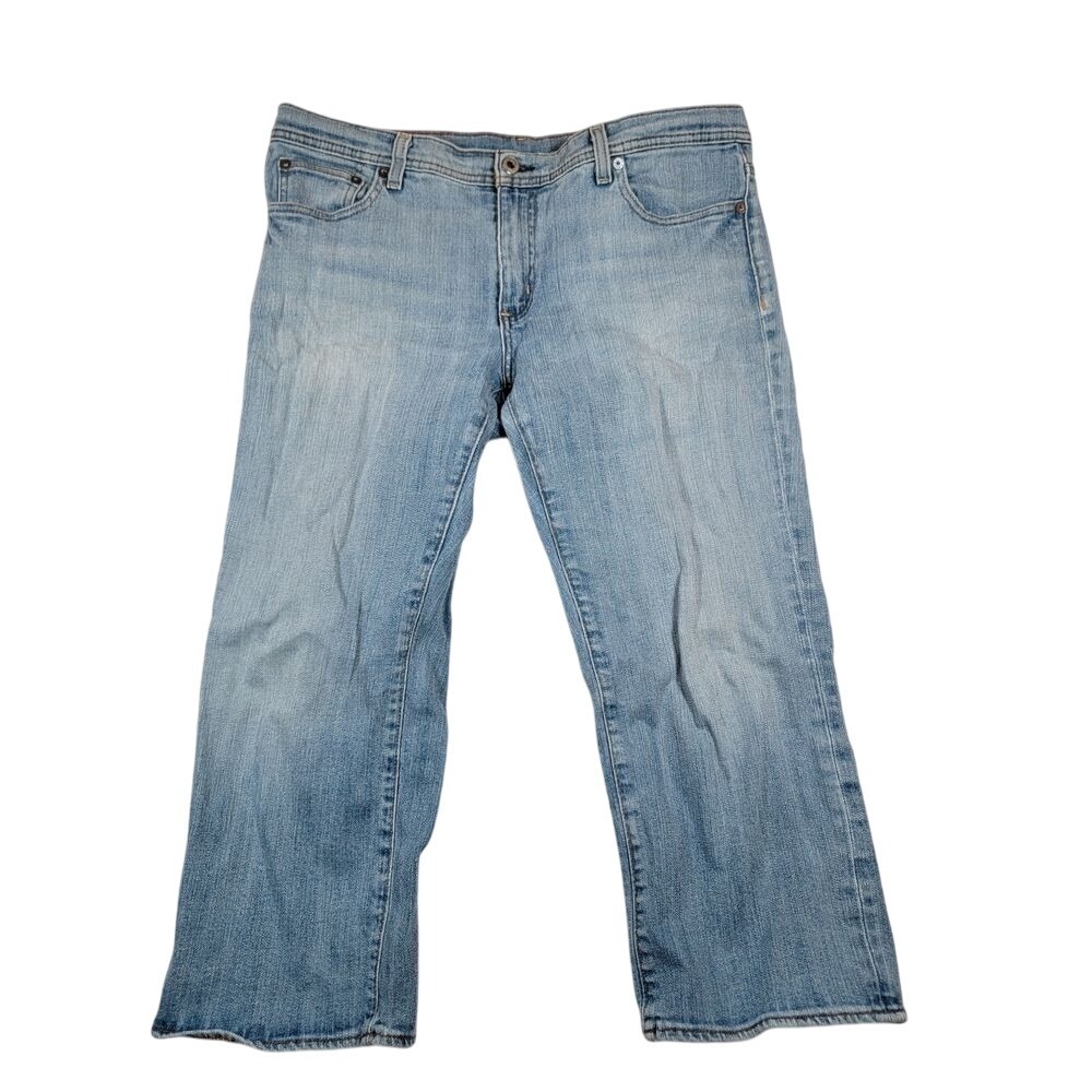 Polo Ralph‎ Lauren Cropped Stretch Jean Sz 10 Blue Denim 35x22